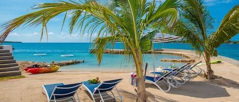 Your own private beach cove awaits, with premier butler service 