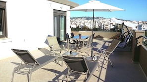 Terrace with outdoor furniture 