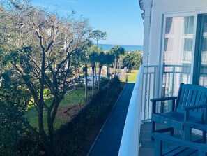 Balcony with ocean view