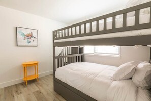 Full over Full bunk bed with  twin trundle