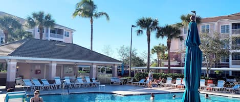Enjoy sun filled days, work on your tan and meet new friends at the community pool!