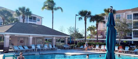 Enjoy sun filled days, work on your tan and meet new friends at the community pool!