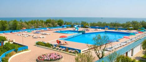 Sky, Water, Plant, Cloud, Azure, Swimming Pool, Tree, Recreation, Leisure, Urban Design