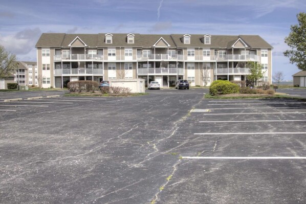 Your unit is the one in the middle on the ground floor!