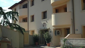 Facciata della struttura