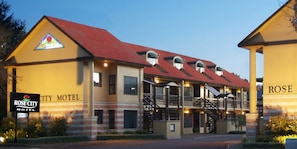 Front of property – evening/night