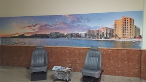 Lobby sitting area