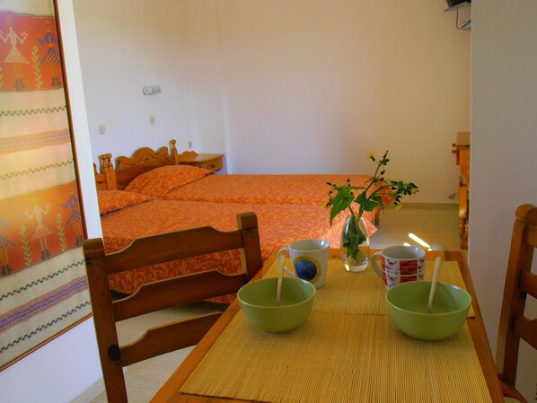 Restauration dans la chambre