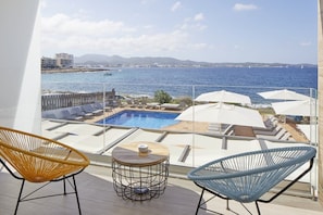 Vista spiaggia/mare