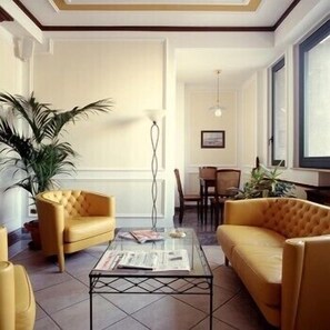Lobby sitting area