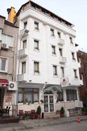 Fassade der Unterkunft
