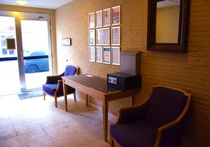 Interior entrance