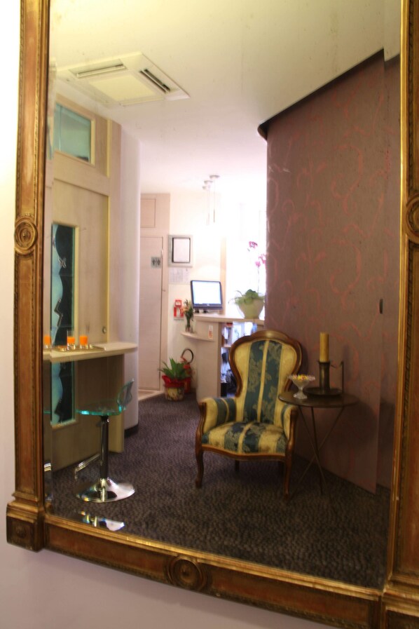 Lobby sitting area