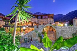 Front of property - evening/night