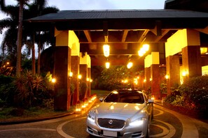 Front of property - evening/night