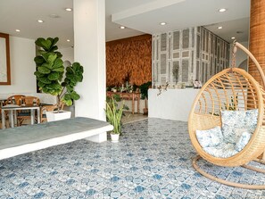 Sala de estar en el lobby