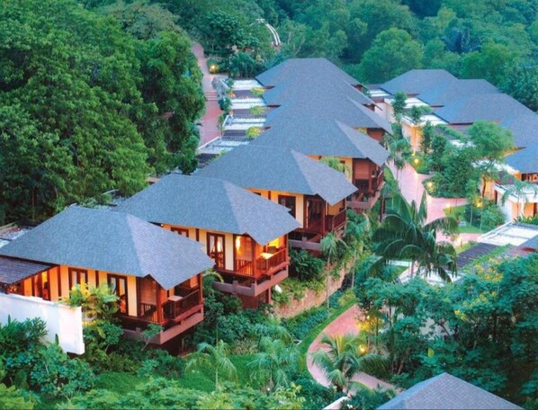 Front of property - evening/night