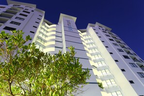 Front of property – evening/night