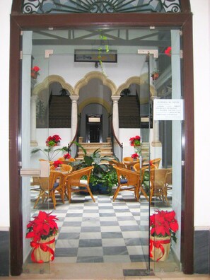 Interior entrance