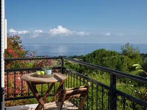 Blick vom Balkon