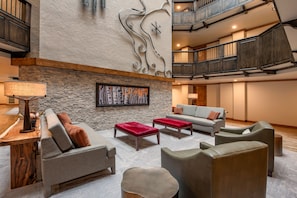 Sala de estar en el lobby