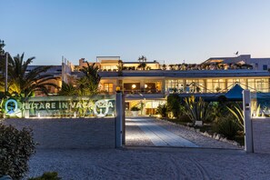 Front of property – evening/night