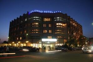 Front of property – evening/night