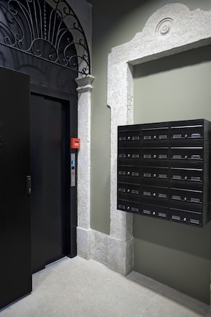 Interior entrance