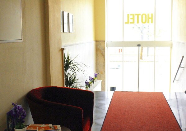 Interior entrance
