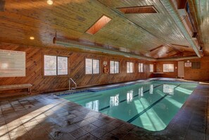 Indoor heated pool right next to Town-home.