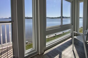 Peace and serenity abounds from the porch.