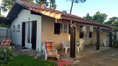 T3 house with enclosed garden (2-4 persons) near beaches 