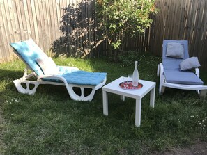 Jardinet pour la fraîcheur après bains de soleil.