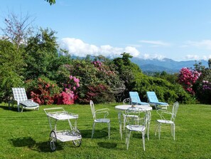 Property, Lawn, Grass, Table, Garden, Sky, Furniture, Folding Chair, House, Yard