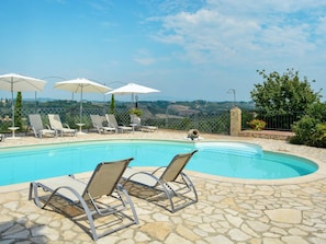 Piscine, Propriété, Vacances, Balancelle, Immobilier, Recours, Bâtiment, Maison, Mobilier De Jardin, Loisir