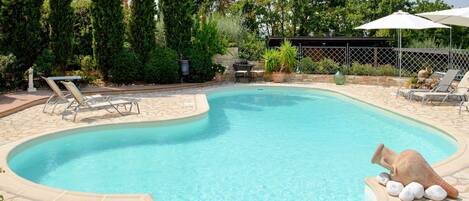 Swimming Pool, Property, Leisure, Water, Backyard, Real Estate, Grass, Resort Town, House, Building