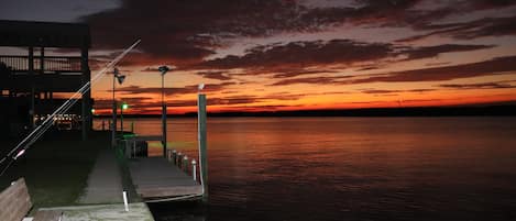 Summer sunrise from the pier
