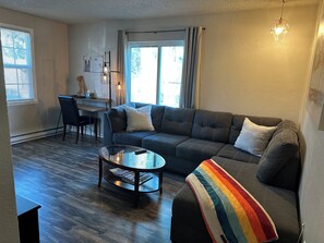 Living Room with work desk