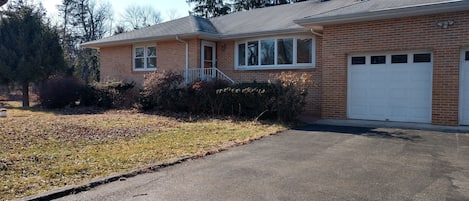 Front view of house