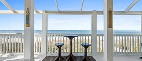 VIEW FROM FRENCH DOORS ON MAIN LEVEL