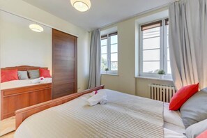 Bedroom with a double bed