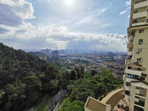 Vue depuis l’hébergement