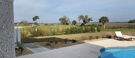 Backyard Golf View 