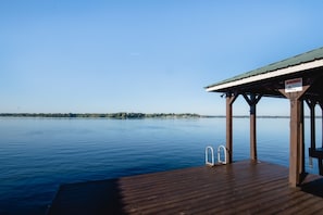 Open water views on your private dock here at Southern Breeze