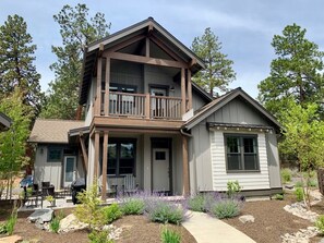 Front view of River Trail House