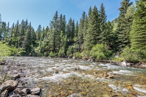 View of Crystal River from yard
