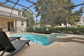 Soak up the sun in your private patio