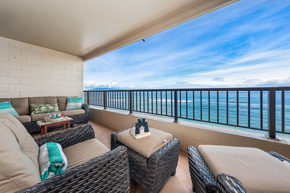 Maui Kai 304 ocean view lanai 1