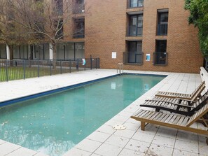 Outdoor communal swimming pool