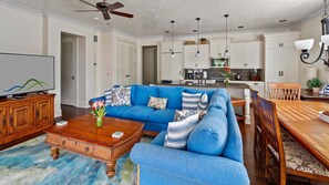 Villas at Poipu Kai #E210 - Living Great Room - Parrish Kauai